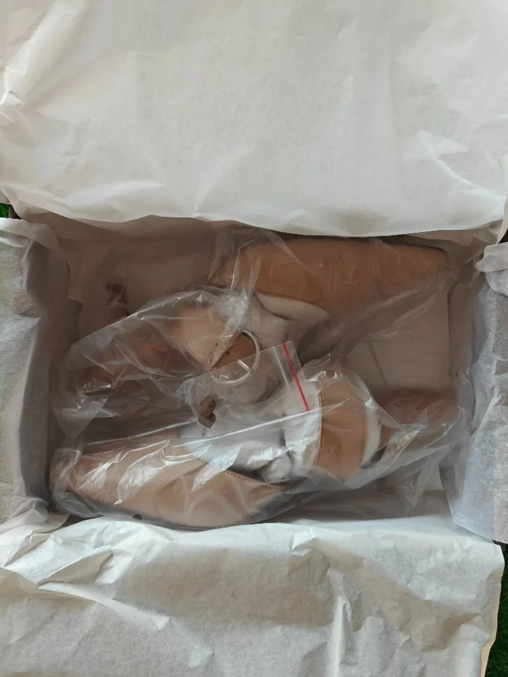 LINEA PAOLO CYNTHIA NUDE HEELED MULES (SIZE 12M)